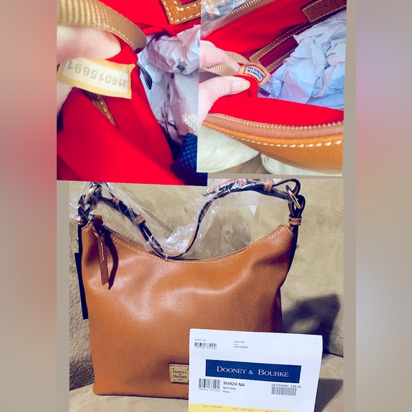 Dooney & Bourke saffiano hobo - Picture 2 of 11